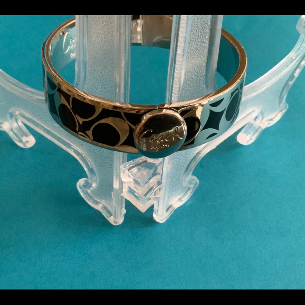 Coach Gold and Black Bracelet